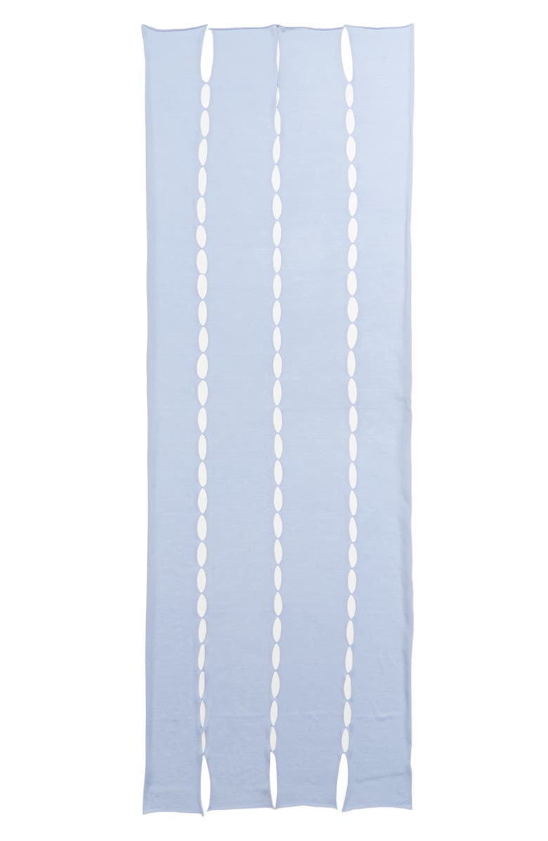 EMILY DAWN LONG River Wool Shawl, Alternate, color, Baby Blue