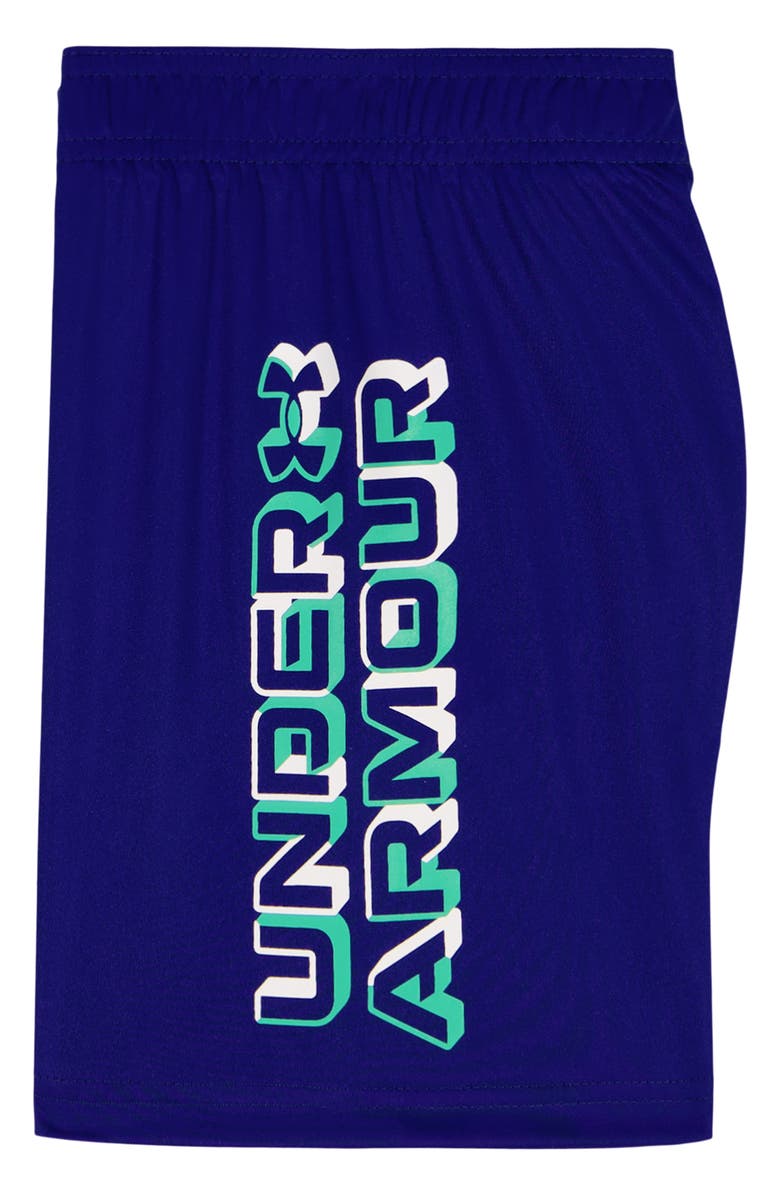 Under Armour Kids' Dimension Core T-Shirt & Shorts Set, Alternate, color, Green Mode/ Royal