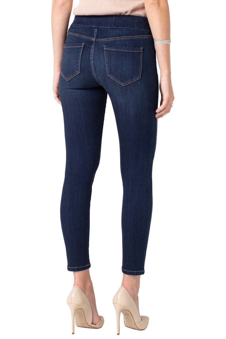 High Rise Stretch Denim Ankle Leggings, Alternate, color, GRIFFITH SUPER DARK