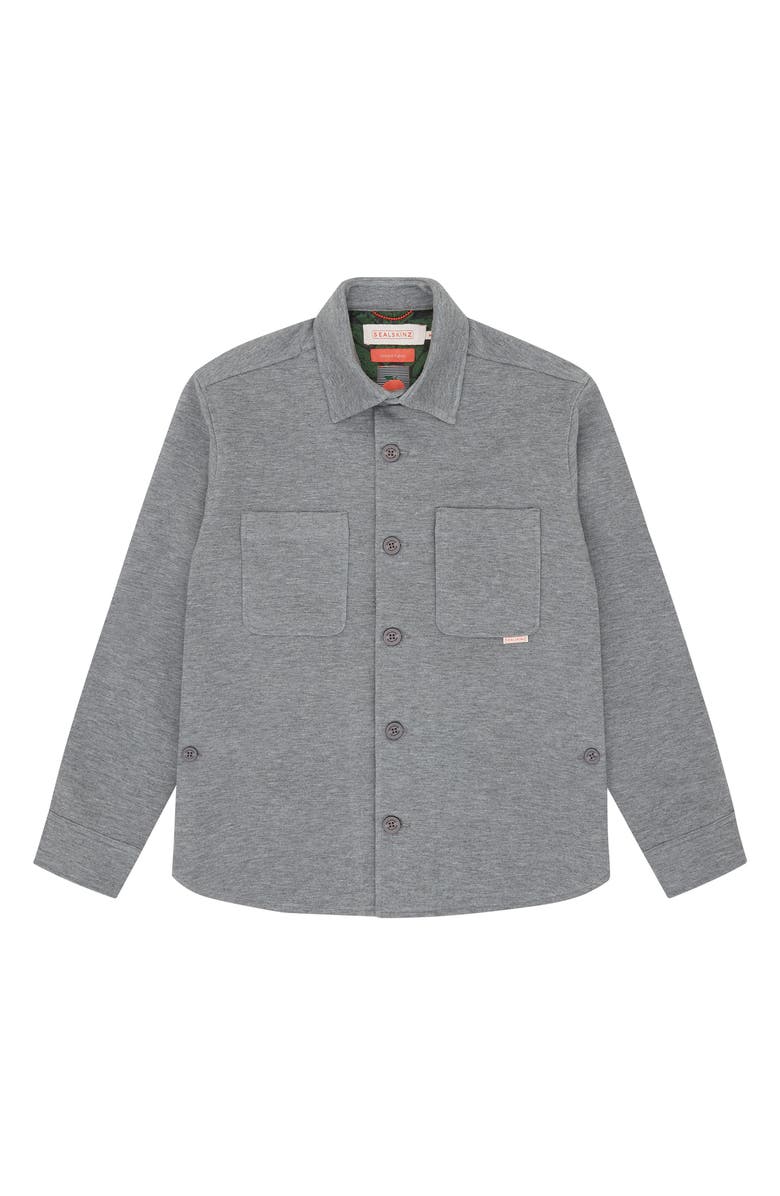 Sealskinz Plumstead Water Repellent Knit Shirt Jacket, Alternate, color, 