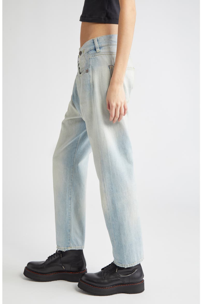 Crossover Straight Leg Jeans, Alternate, color, TONI BLUE