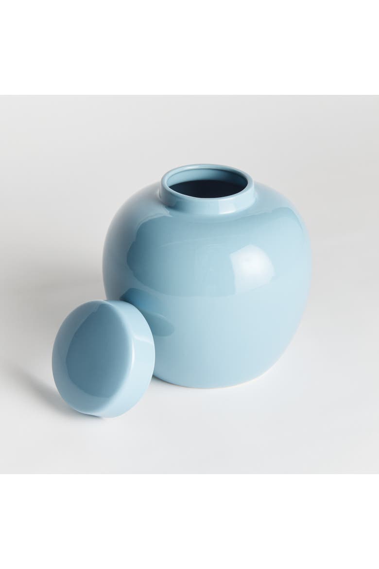 Koa Lidded Jar, Alternate, color, Blue