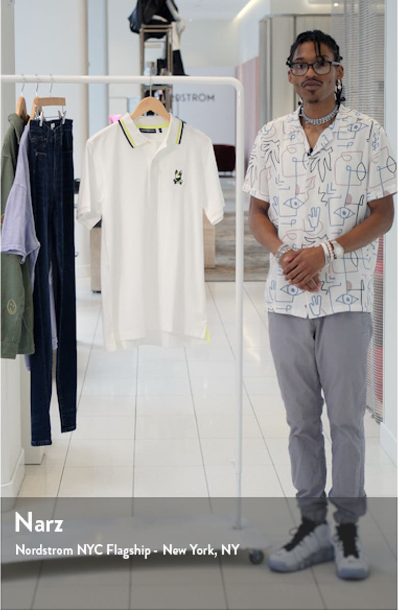 Plano Tipped Cotton Piqué Polo, sales video thumbnail