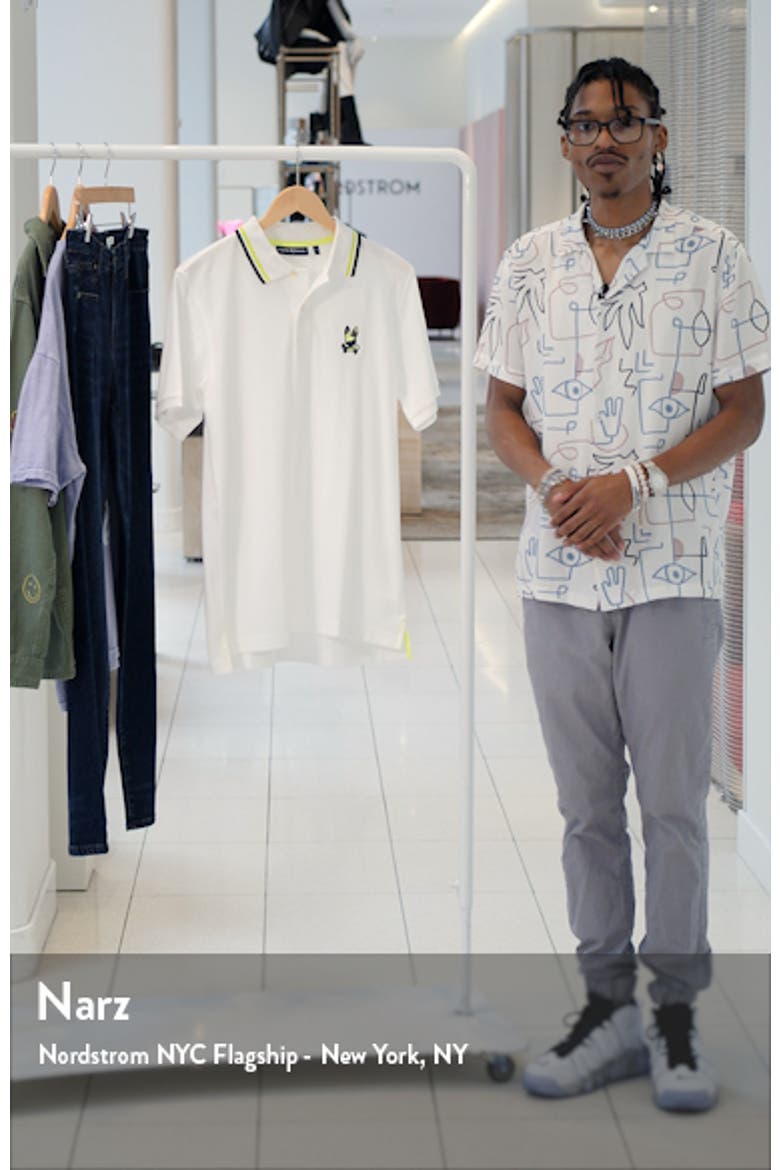 Plano Tipped Cotton Piqué Polo video