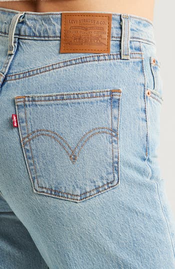 Ribcage High Waist Ankle Straight Leg Jeans