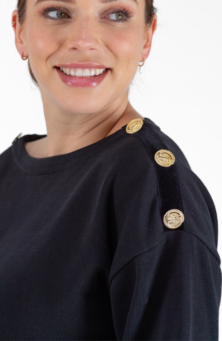 Cache Coeur Molene Cotton Maternity Sweater, Alternate, color,