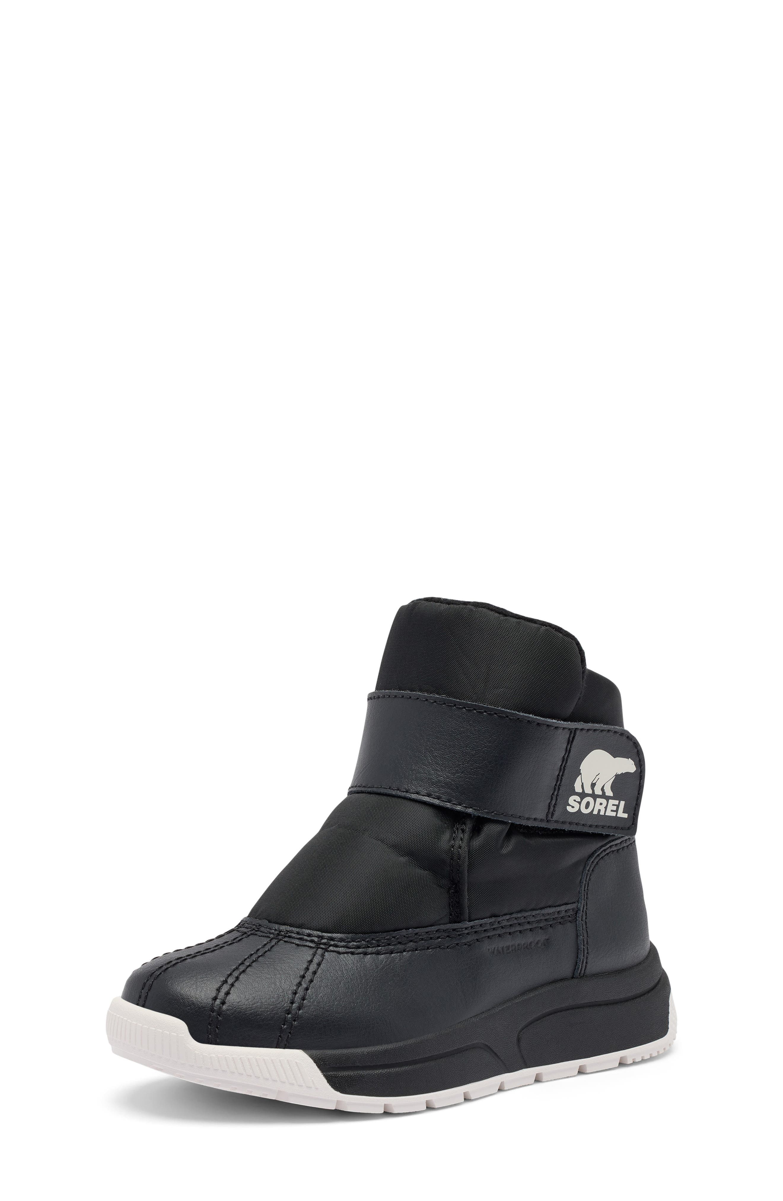 SOREL Whitney III Waterproof Boot, Alternate, color, Black/ Sea Salt