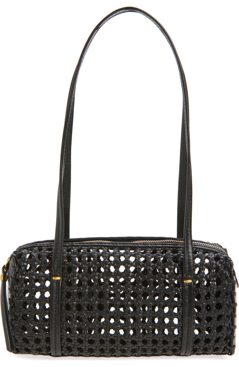 Madewell Brioche Mini Shoulder Bag, Main, color, True Black