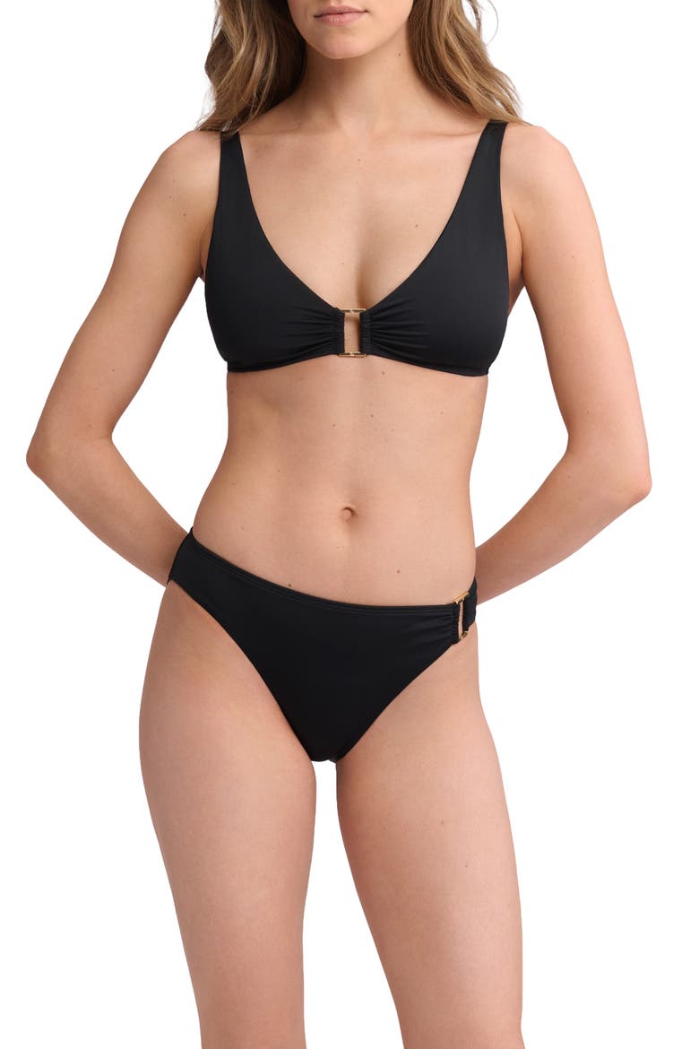 Ring Hipster Bikini Bottoms, Alternate, color, BLACK