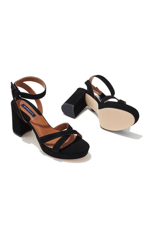 Margaux The Platform Sandal In Black