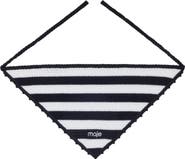 maje Striped knit triangle