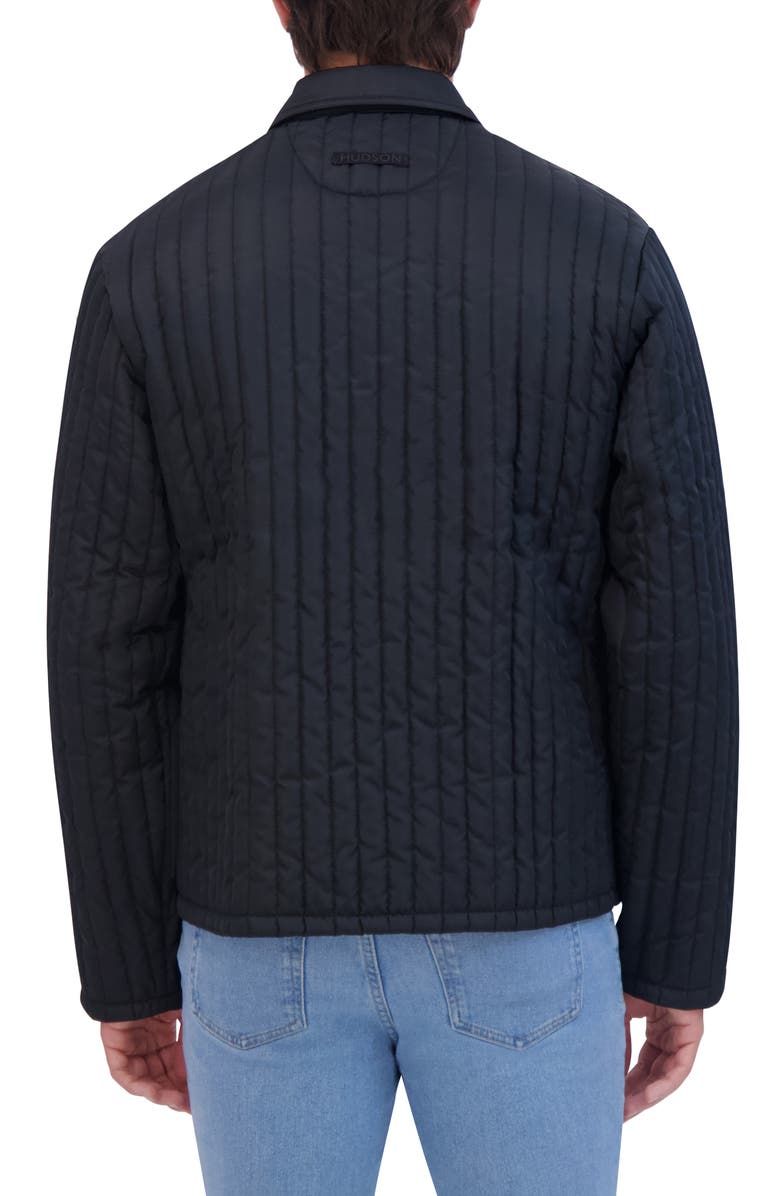 Hudson Jeans Water Repellent Quilted Shirt Jacket, Alternate, color,