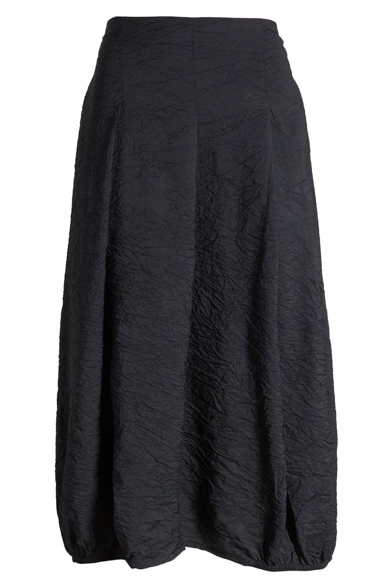 Sanchi Crinkle Skirt, Alternate, color, BLACK