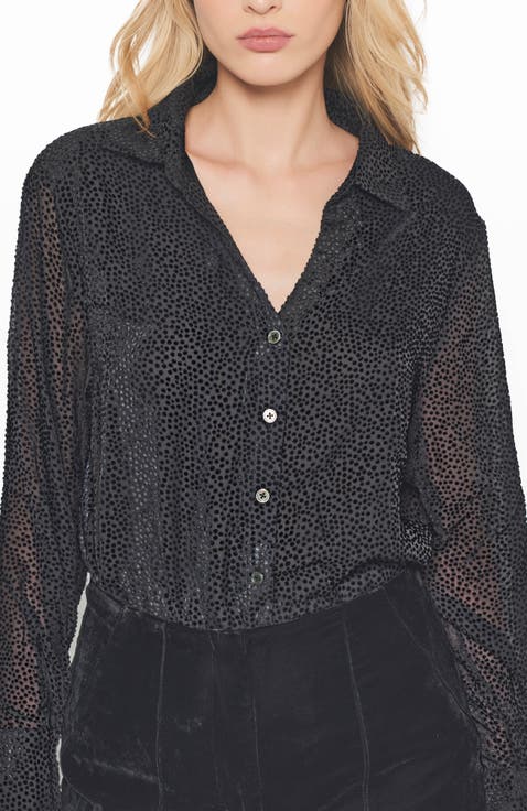 Women's Velvet Tops | Nordstrom