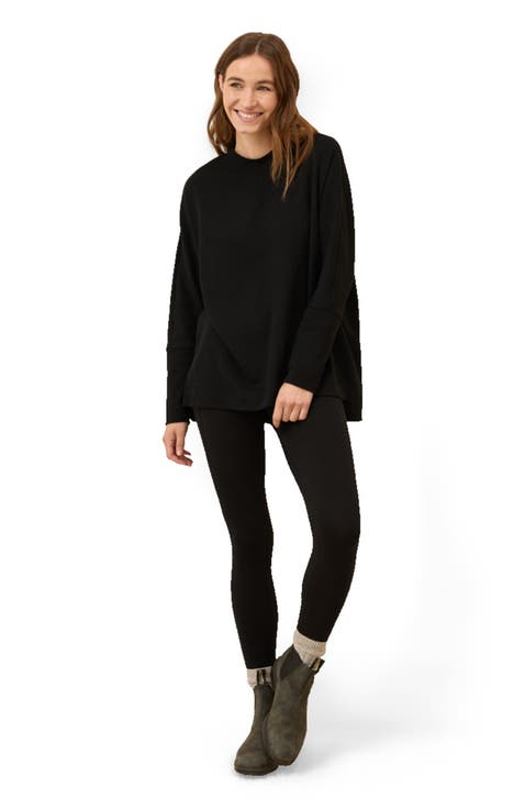 Organic Cotton Airplane Long Sleeve Poncho