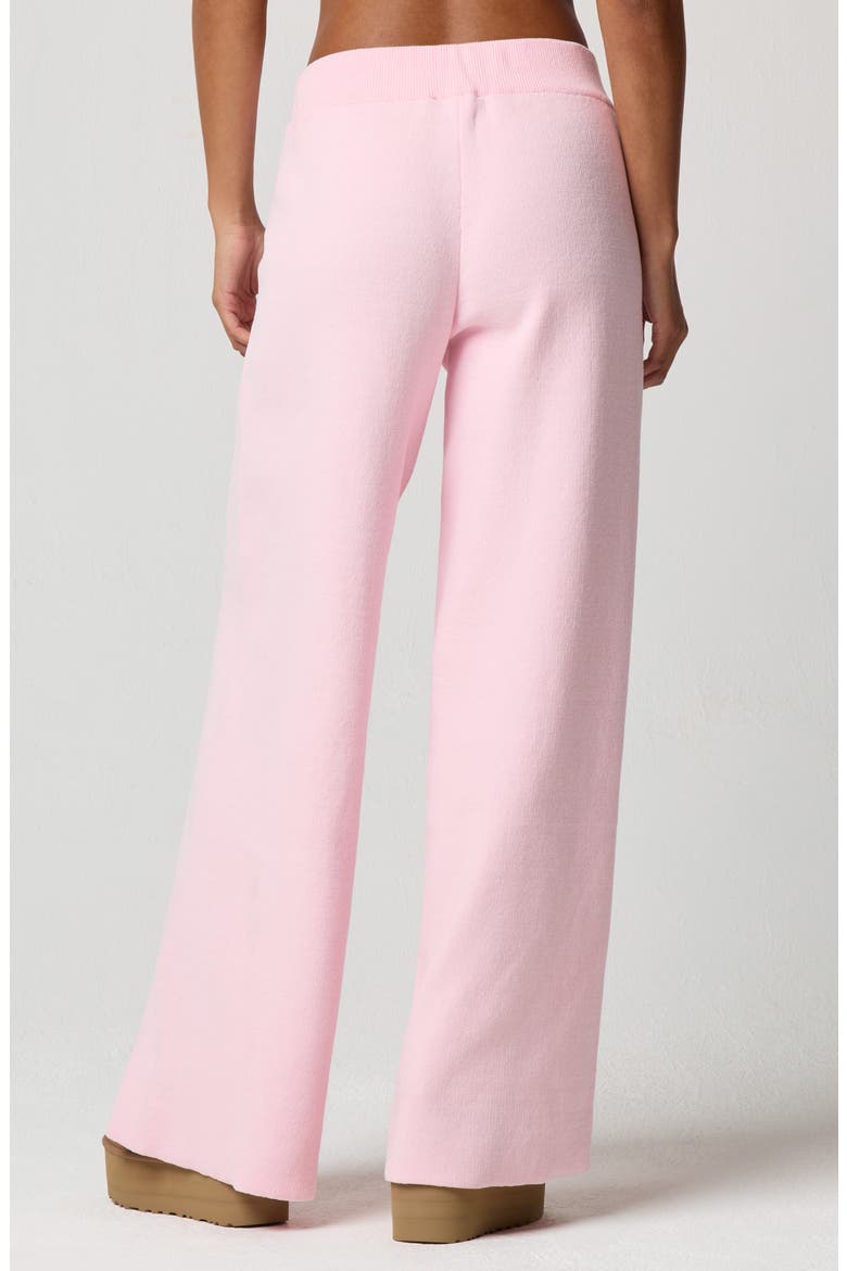 Chenille Wide Leg Pants, Alternate, color, BALLET SLIPPER