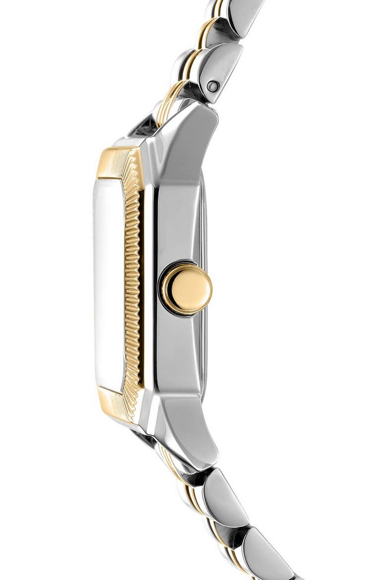 Signature Shape Tank Bracelet Watch, 27mm x 34mm, Alternate, color, SILVER