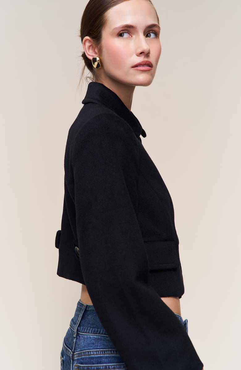 Guizio Antoinette Jacket, Alternate, color, Black