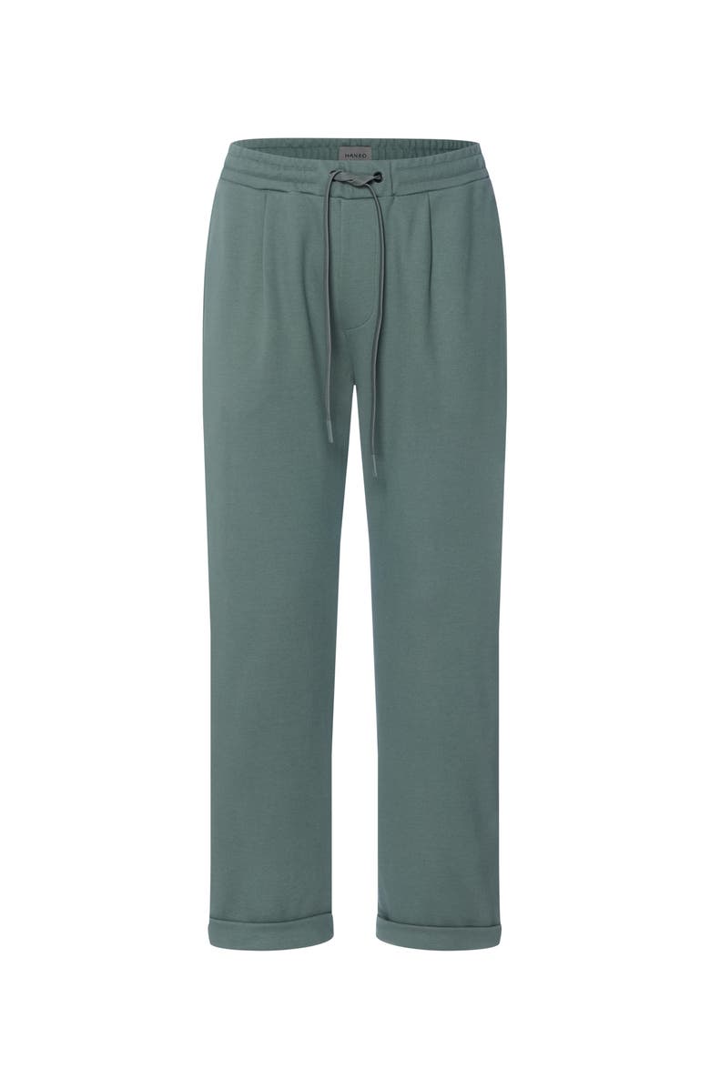 Hanro Travelwear Cotton Pants, Main, color, Studio Green