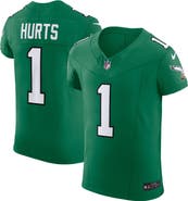 Nike Men's Nike Jalen Hurts Kelly Green Philadelphia Eagles 2nd Alternate Vapor F.U.S.E. Elite Jersey