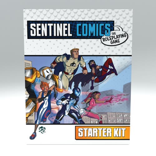 Greater Than Games Sentinel Comics, The Roleplaying Game in Multicolored 