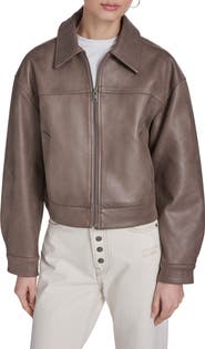 Levi's Faux Leather Zip Jacket