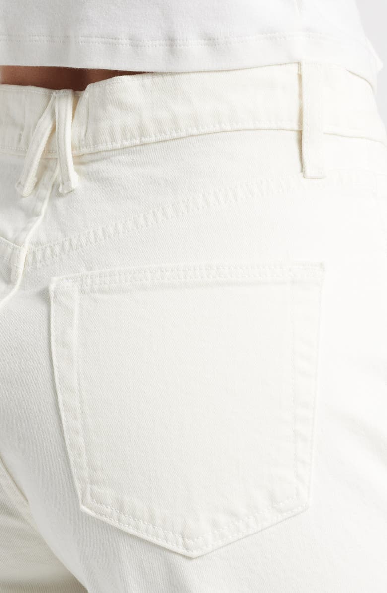 SLVRLAKE Grace High Waist Wide Leg Jeans, Alternate, color, White