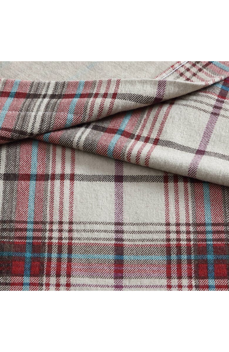 Eddie Bauer Montlake Plaid Cotton Flannel Sheet Set, Alternate, color, Red