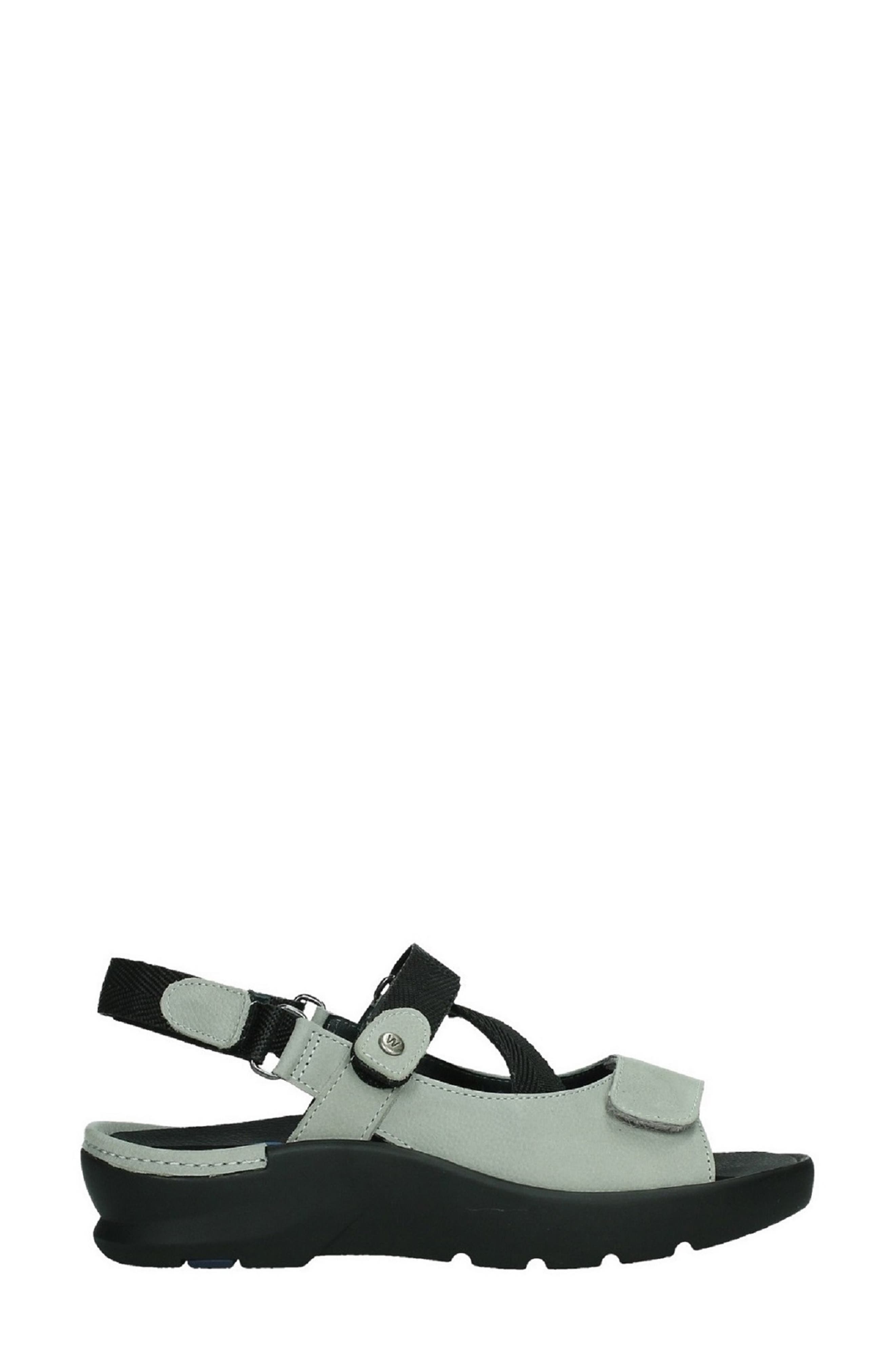 Wolky Lisse Slingback Sandal, Alternate, color, Grey Antique Nubuck Leather