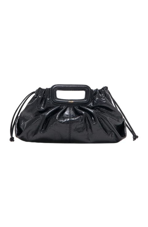 Crackled leather Milpli pouch