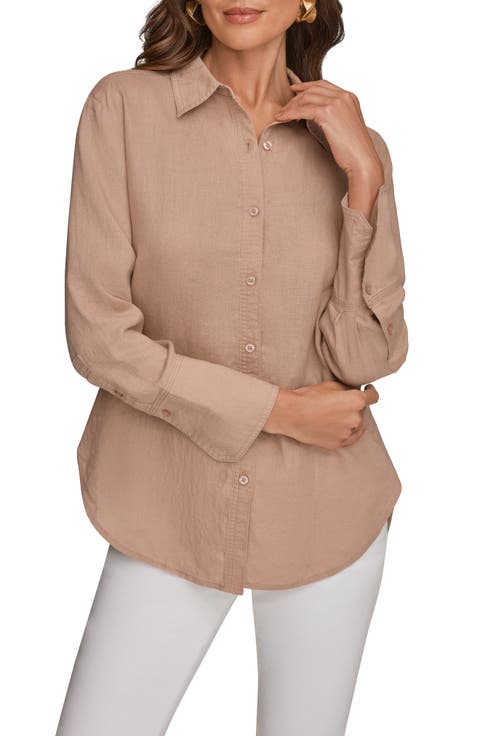 Linen Button-Up Shirt