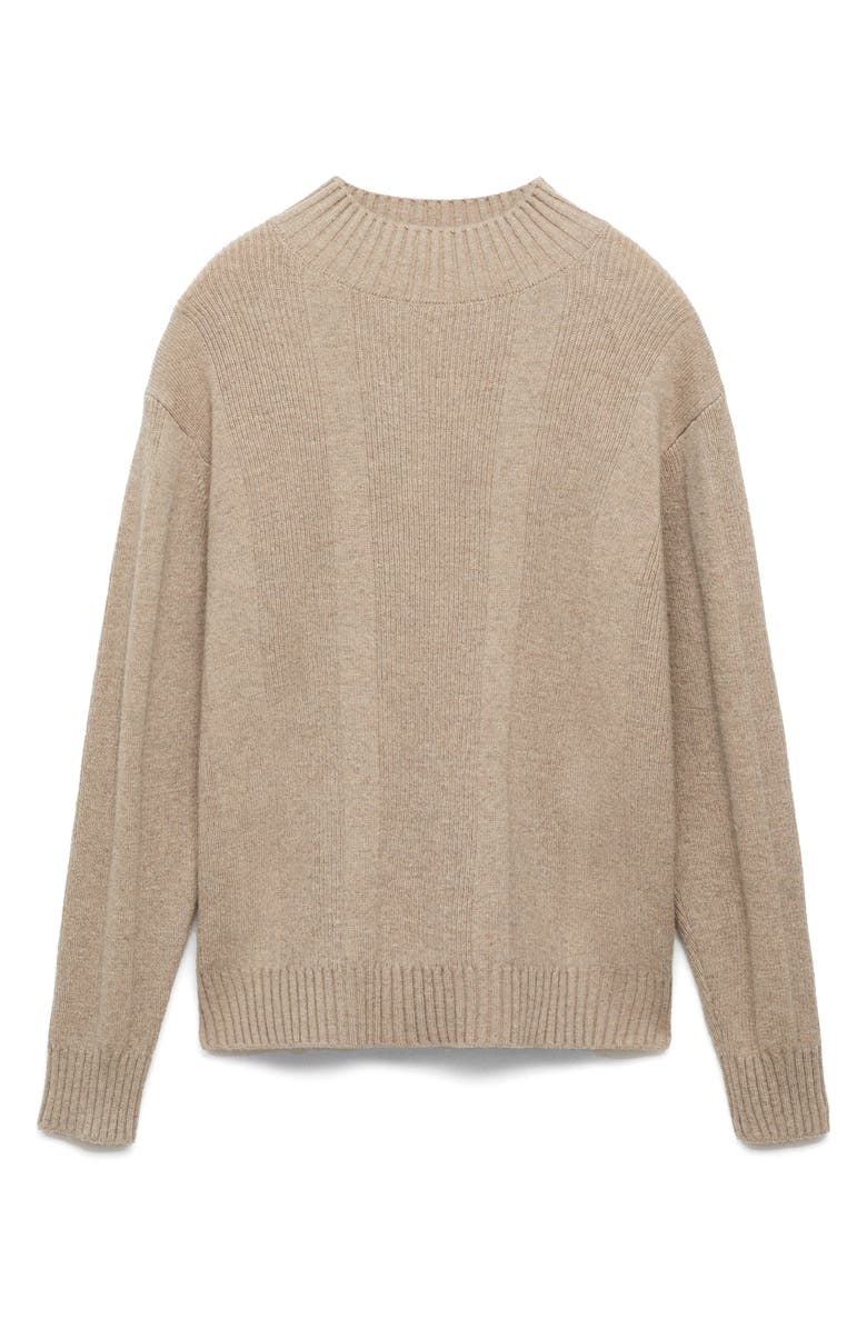 MANGO Mock Neck Sweater, Alternate, color, 