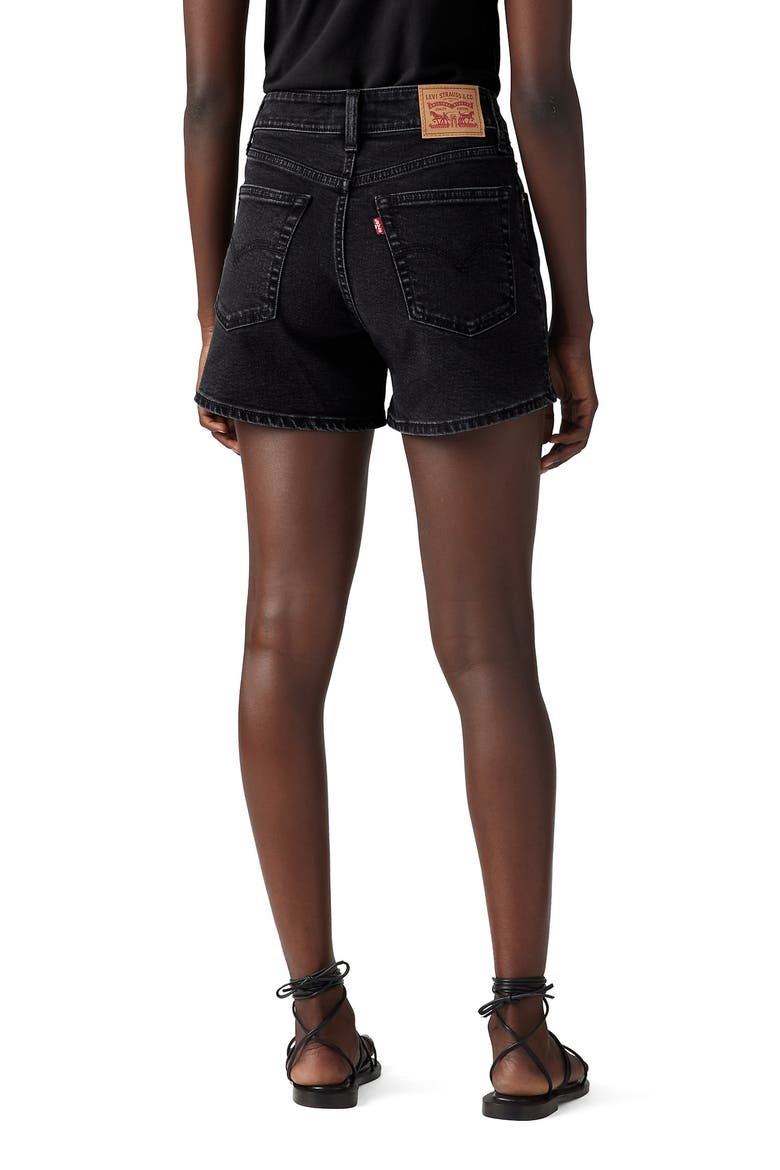 A-Line Denim Shorts, Alternate, color, FIRST OR LAST