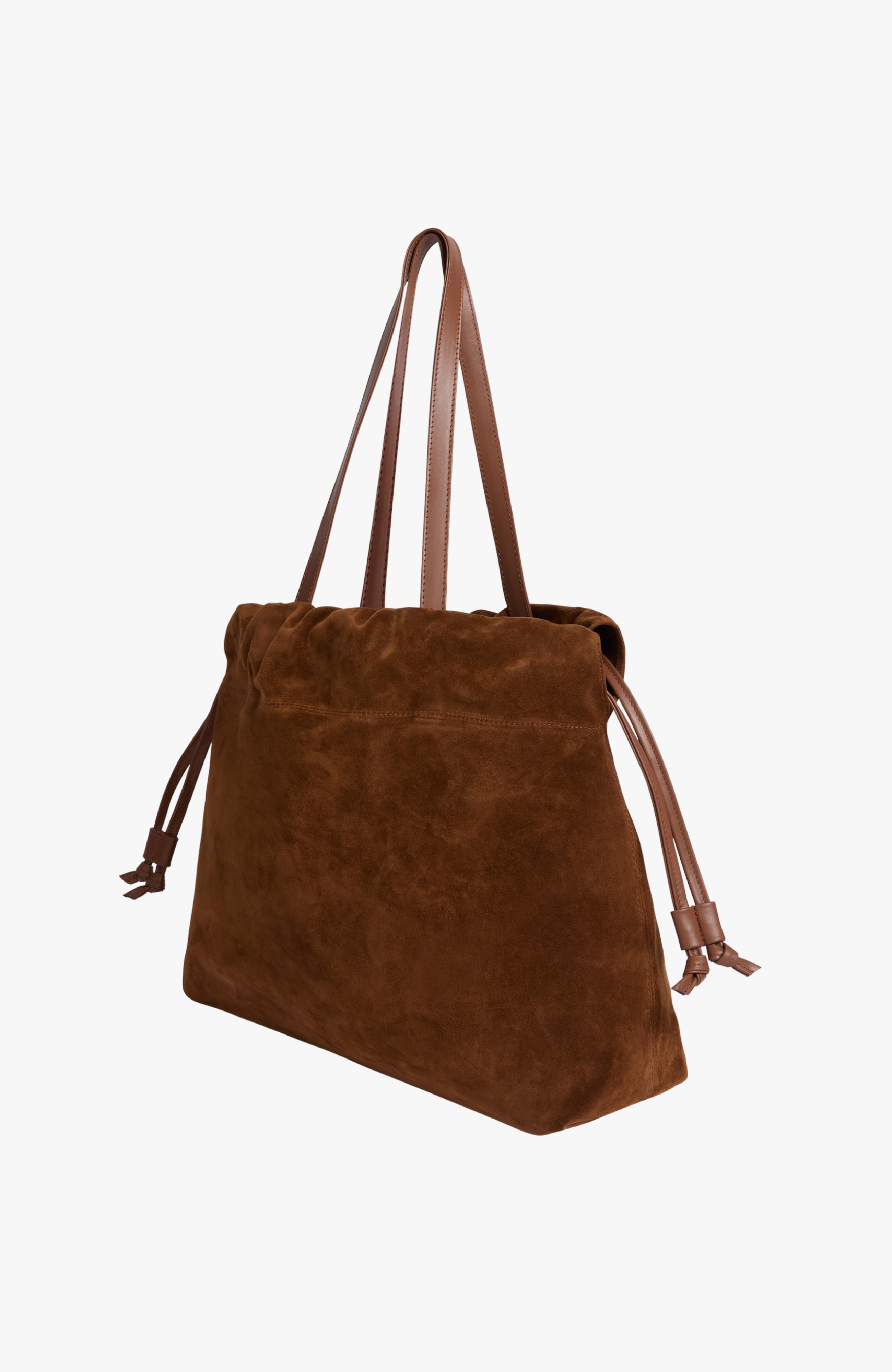 Asisi Large Suede Carryall Tote, Alternate, color, Caramel Suede