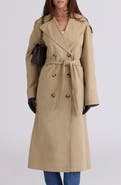 HOUSE OF CB Marais Double Breasted Trench Coat