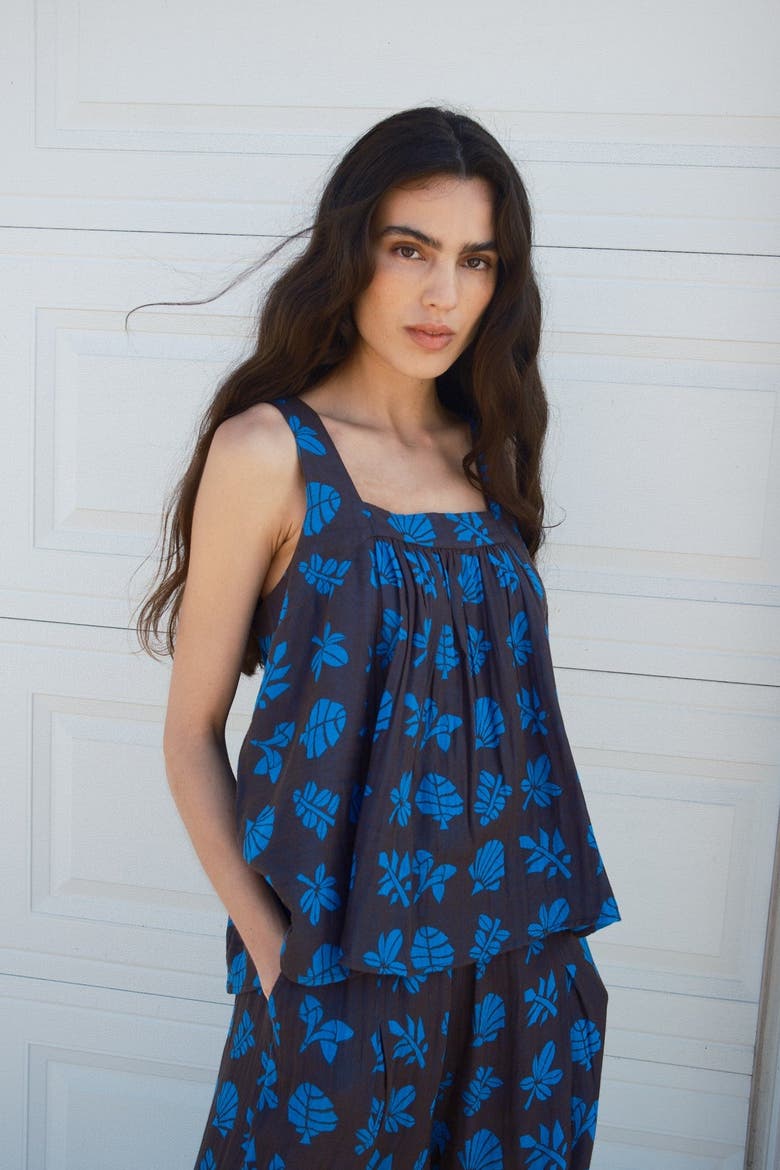 Quincy Square Neck Tank, Alternate, color, Java