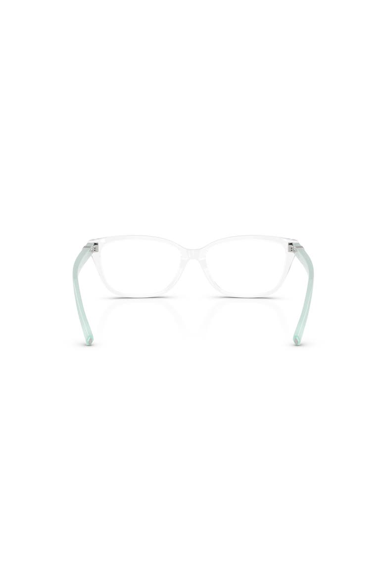 55mm Rectangle optical glasses, Alternate, color, Transparent