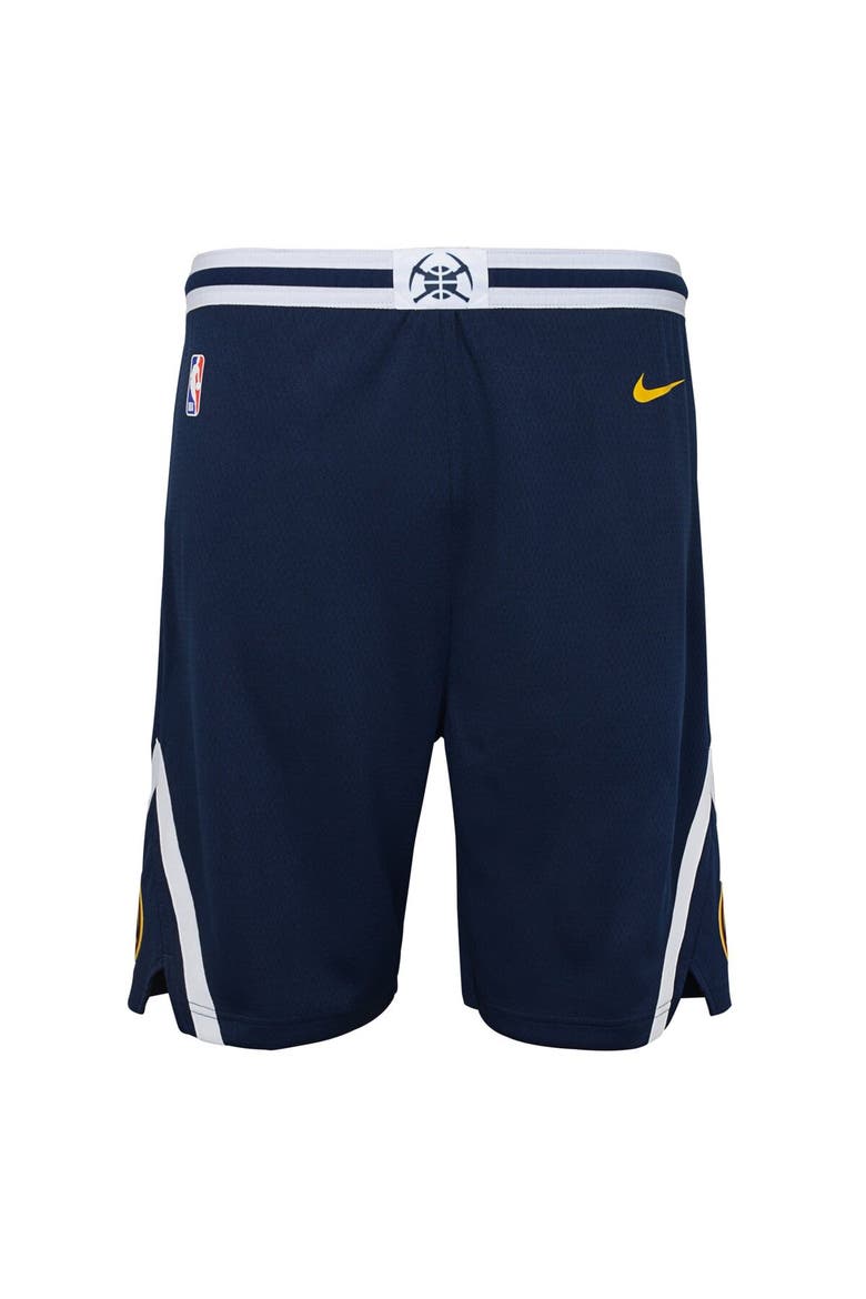 Youth Nike Navy Denver Nuggets Swingman Performance Shorts – Icon Edition, Alternate, color, Navy