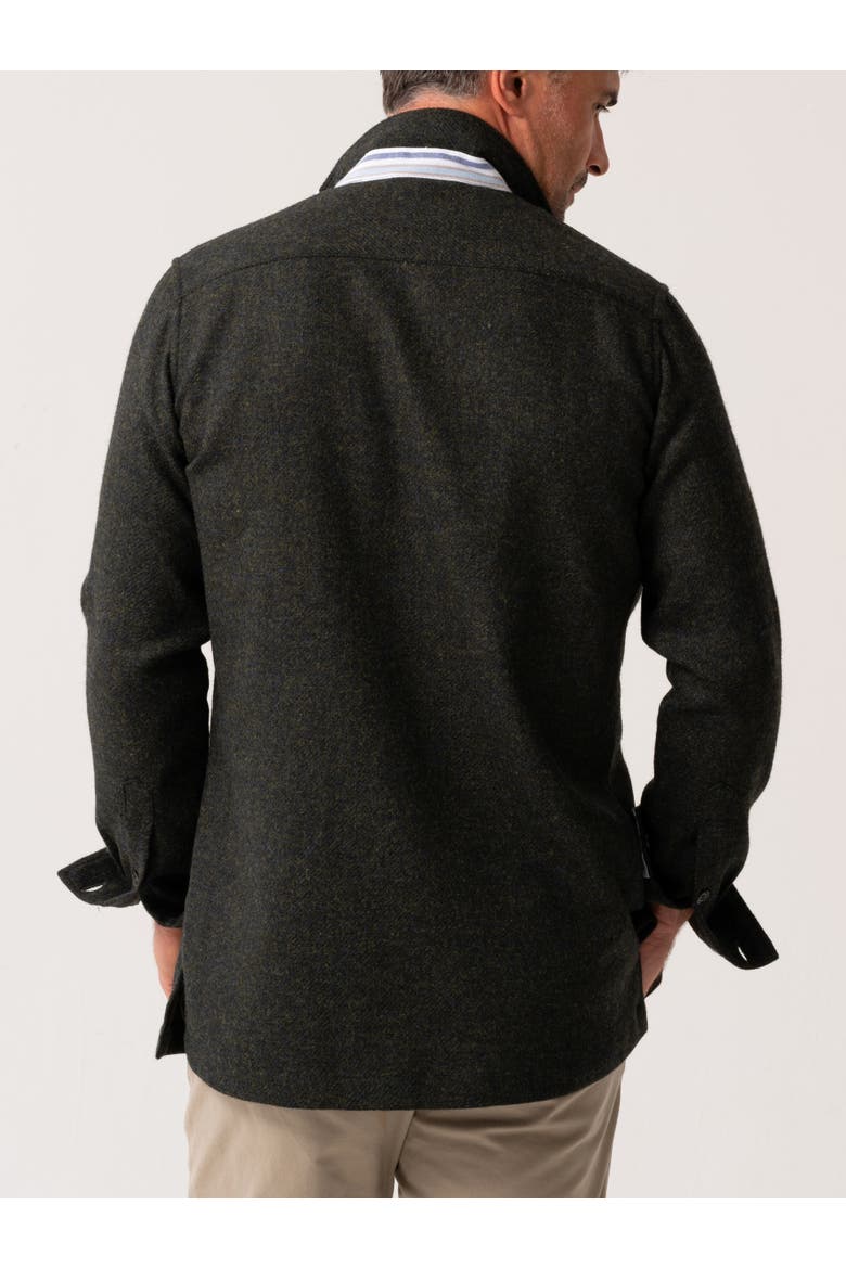 Long Sleeve Wool Shirt-Jacket, Alternate, color, Artillery Green