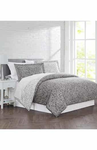 SOUTHSHORE FINE LINENS Botanical Leaves - Luxury Premium Oversized Reversible Duvet Cover