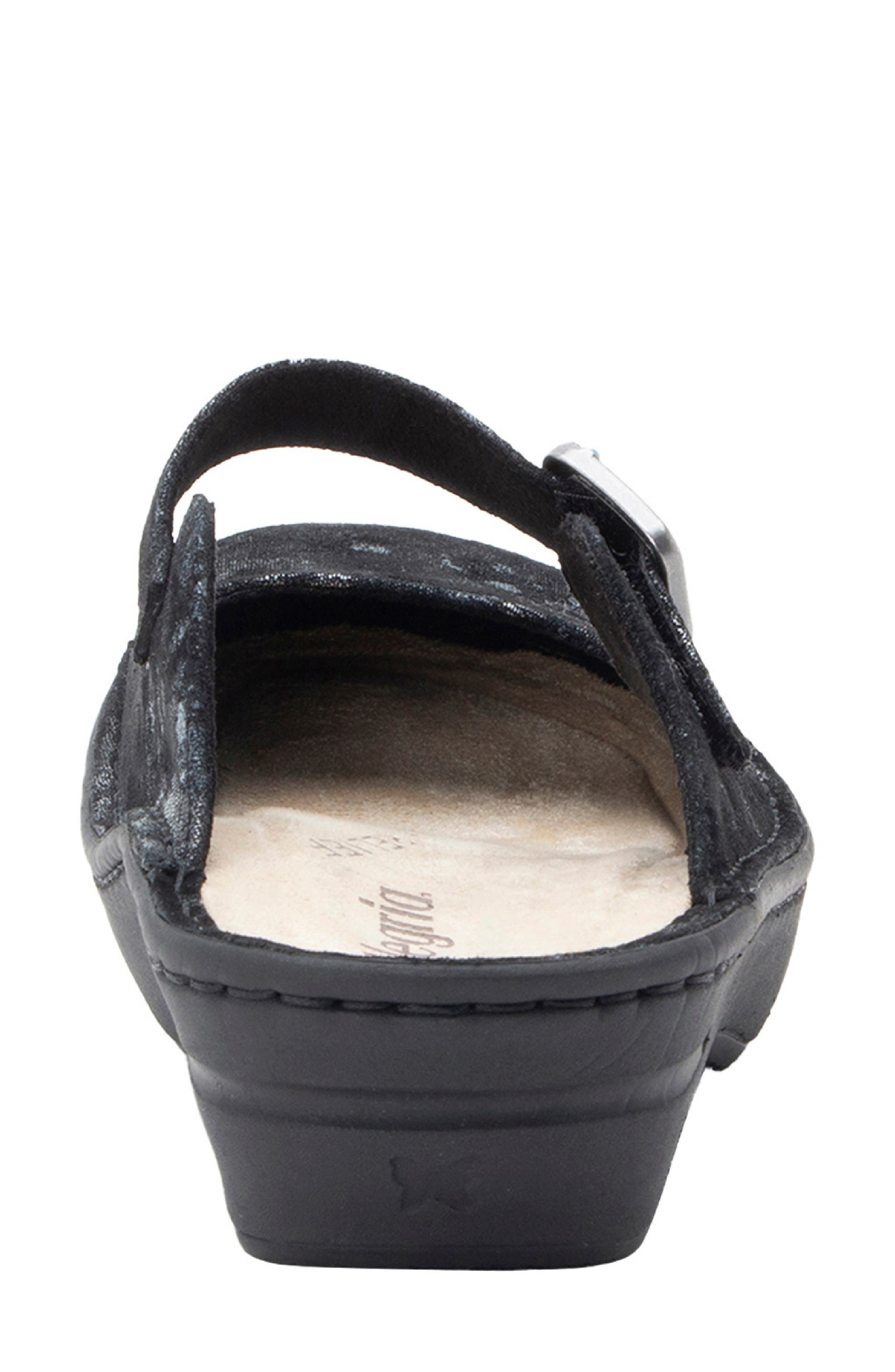 Fabel Flat Mule, Alternate, color, 6701 INK STORM