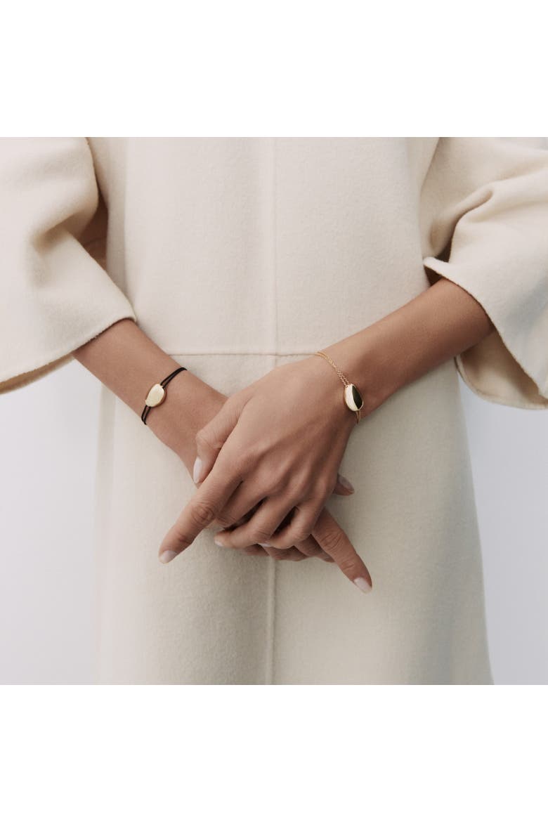 14kt Gold Vermeil Pebble Bracelet, Alternate, color, Yellow Toned Gold