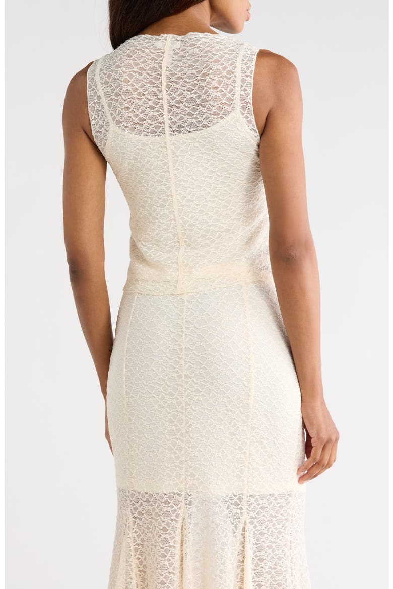 Lace Sleeveless Tank, Alternate, color, IVORY