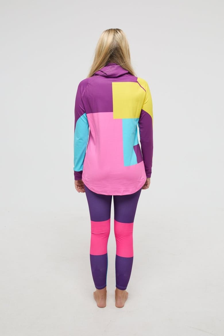 High Neck Baselayer Top So Fetch - Women's, Alternate, color, multi-colour