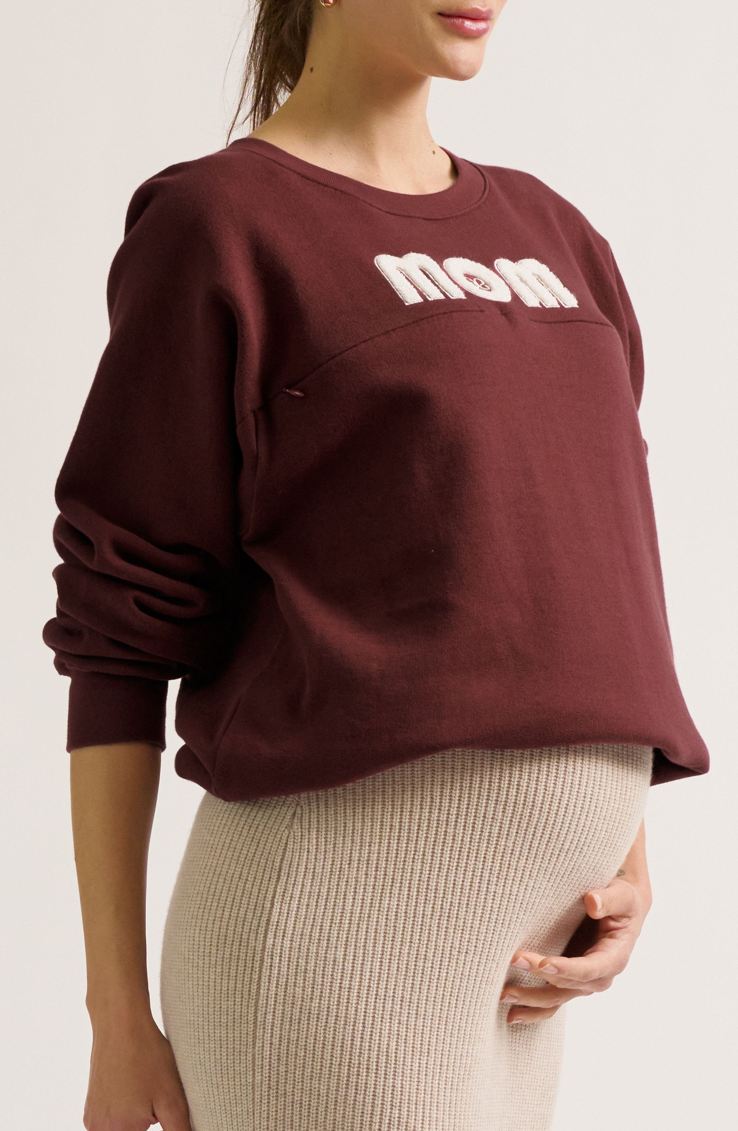 Mom Maternity & Nursing Sweatshirt - image 3