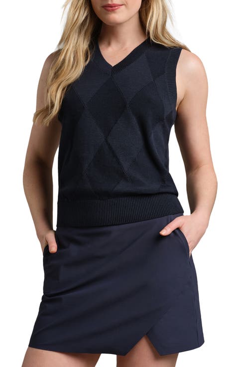 Birdie Argyle Sweater Vest