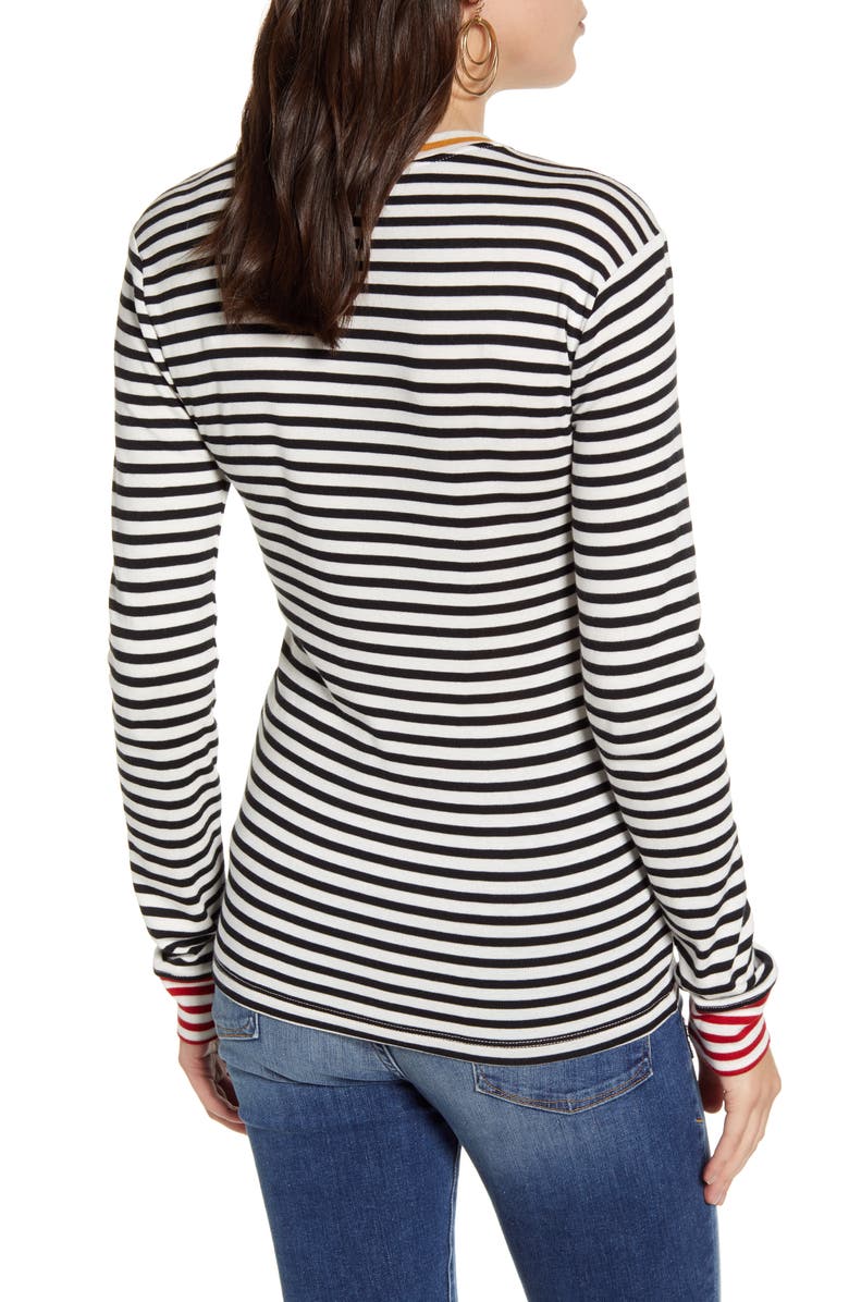 Splendid Wyatt Stripe Top, Alternate, color, 