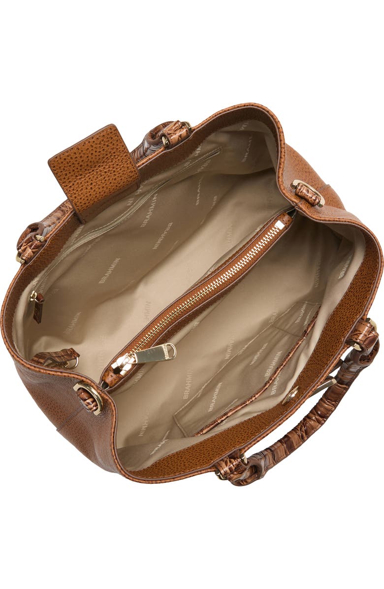 Brahmin Small Denise Leather Satchel, Alternate, color,