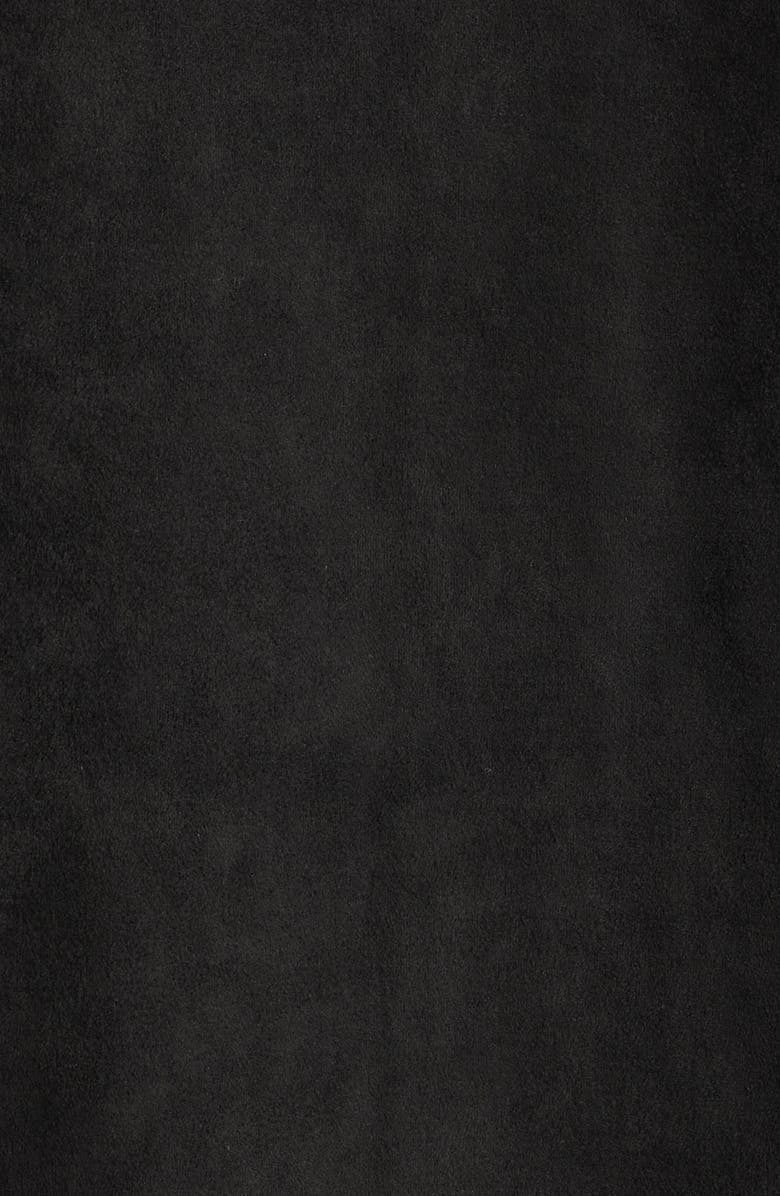 KROST Faux Suede Shirt Jacket, Alternate, color, Black