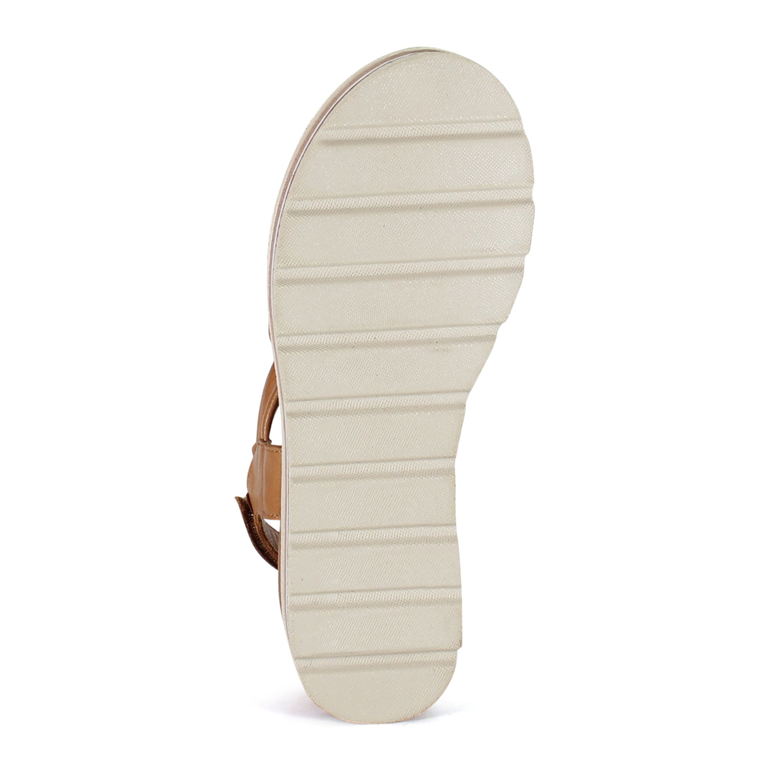 Diba True MELLEN CAMP Leather Platform Sandal, Alternate, color, Coconut